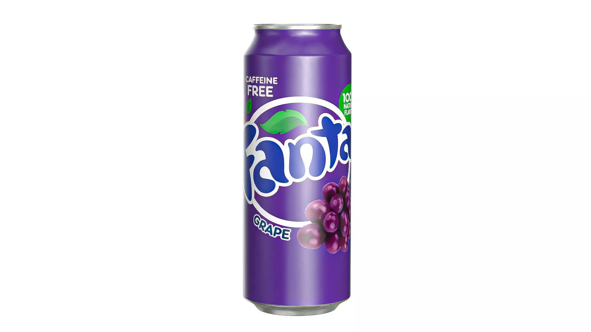 Fanta Grape Drink Can 500ml 14 Low-poly 3D model