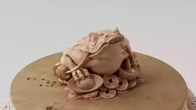 Rana de la fortuna - Escultura 3D print model