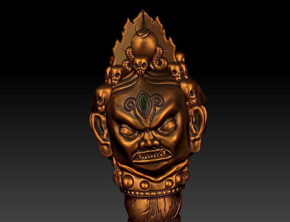 Phurba ritual dagger from Uncharted 2 3D print model_43