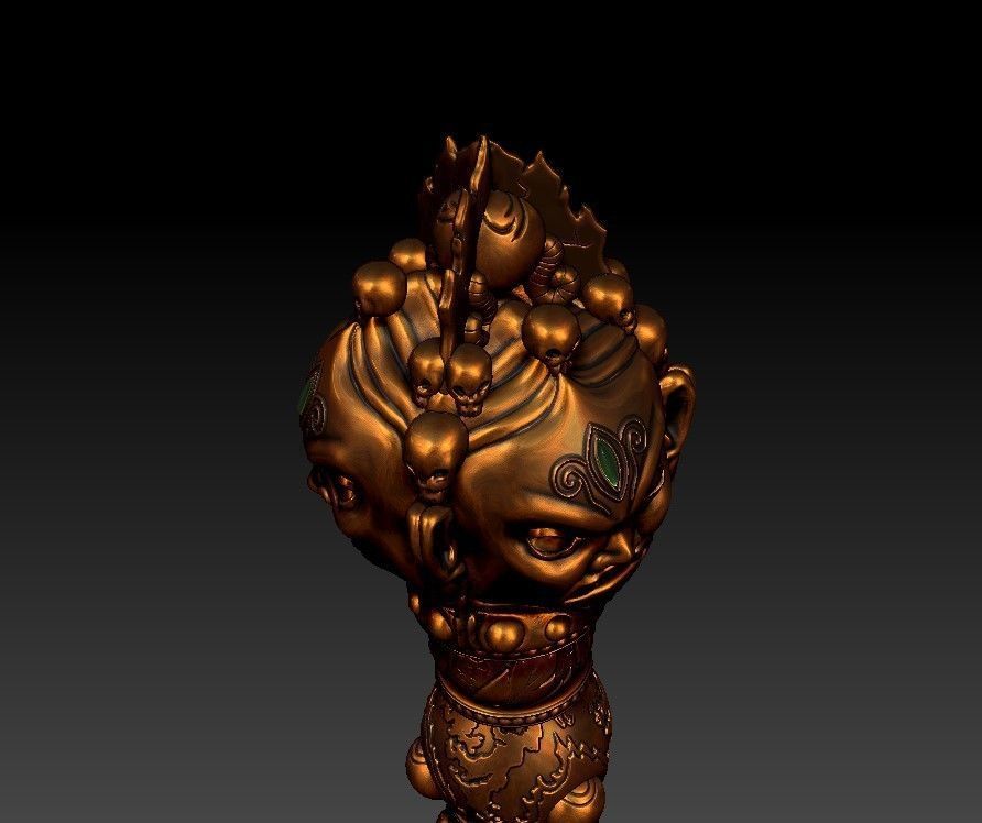 Phurba ritual dagger from Uncharted 2 3D print model_31