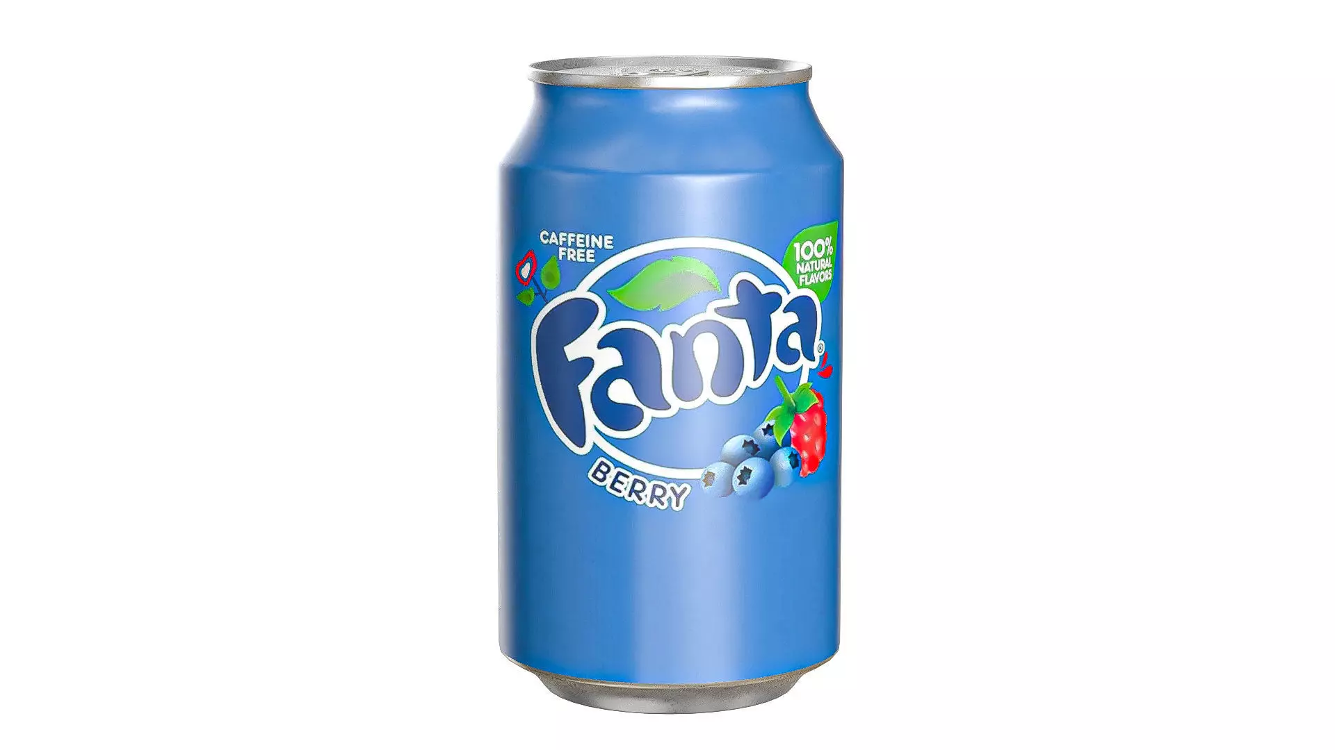 Fanta Berry Drink Can 330ml 10 Low-poly 3D model