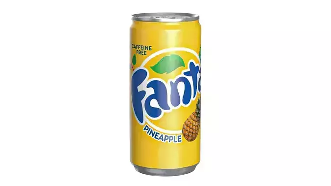 Fanta Pineapple Drink Can Slim 190ml 01