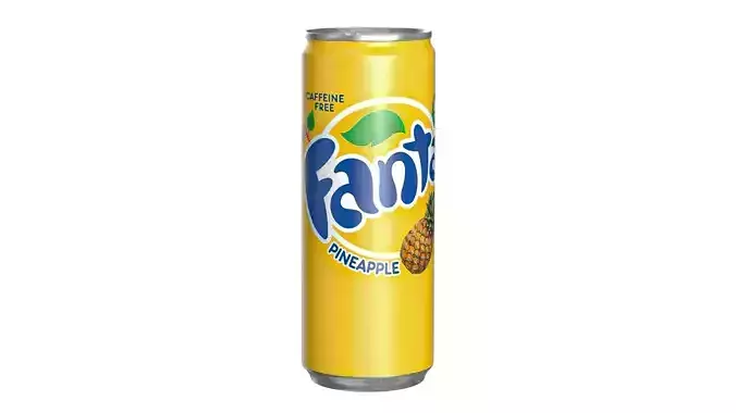 Fanta Pineapple Drink Can Slim 250ml 02