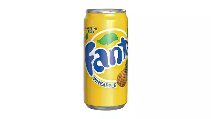 Fanta Pineapple Drink Can Sleek 250ml 04
