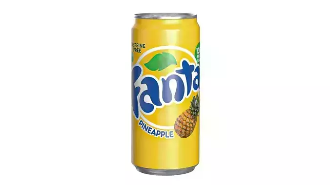 Fanta Pineapple Drink Can Sleek 270ml 05