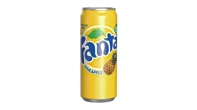 Fanta Pineapple Drink Can Sleek 310ml 06