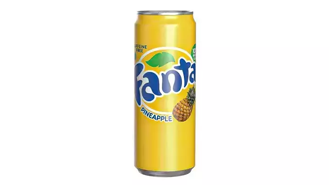 Fanta Pineapple Drink Can Sleek 330ml 07