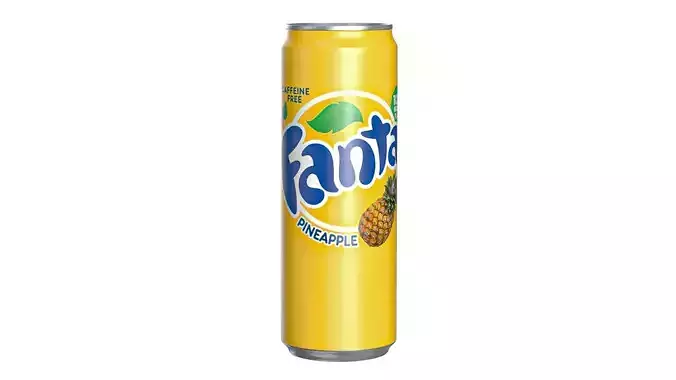 Fanta Pineapple Drink Can Sleek 355ml 08