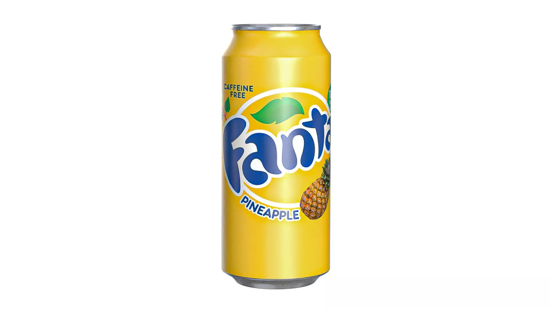 Fanta Pineapple Drink Can 473ml 13 Low-poly 3D model