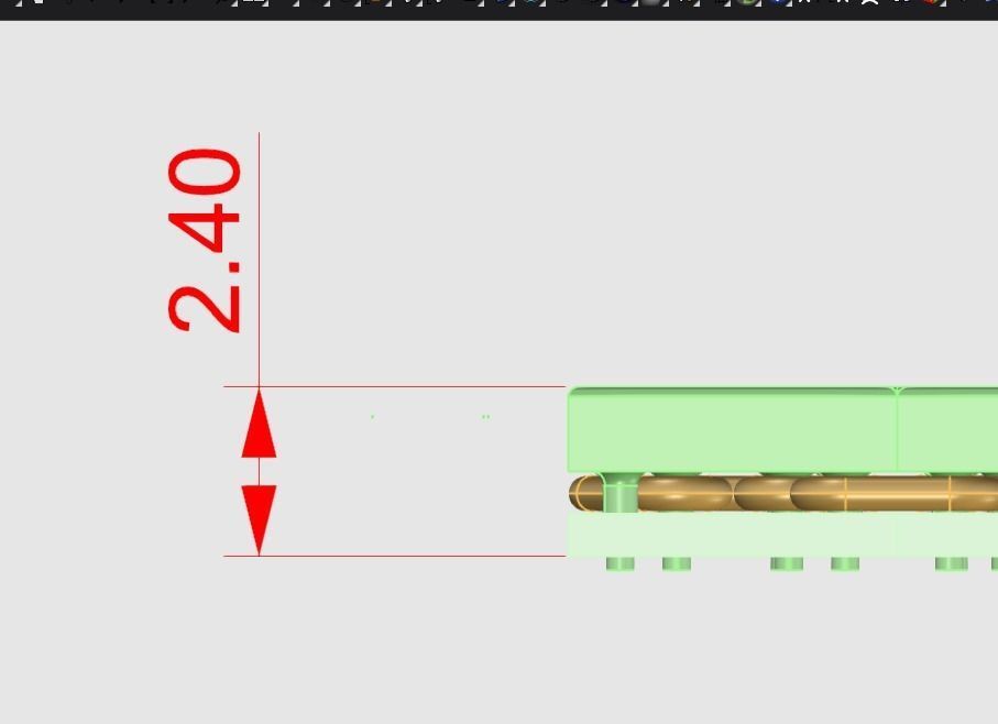 Mdtc Honeycomb bracelet 3 row  3D print model_6