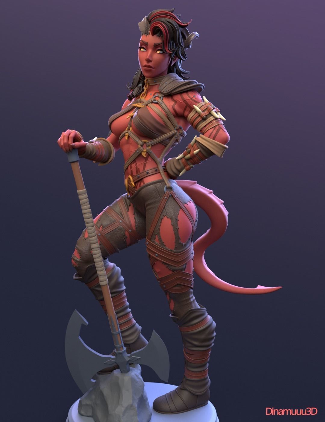 Karlach Multi Version SFW NSFW STL 3D print model 3D print model_2