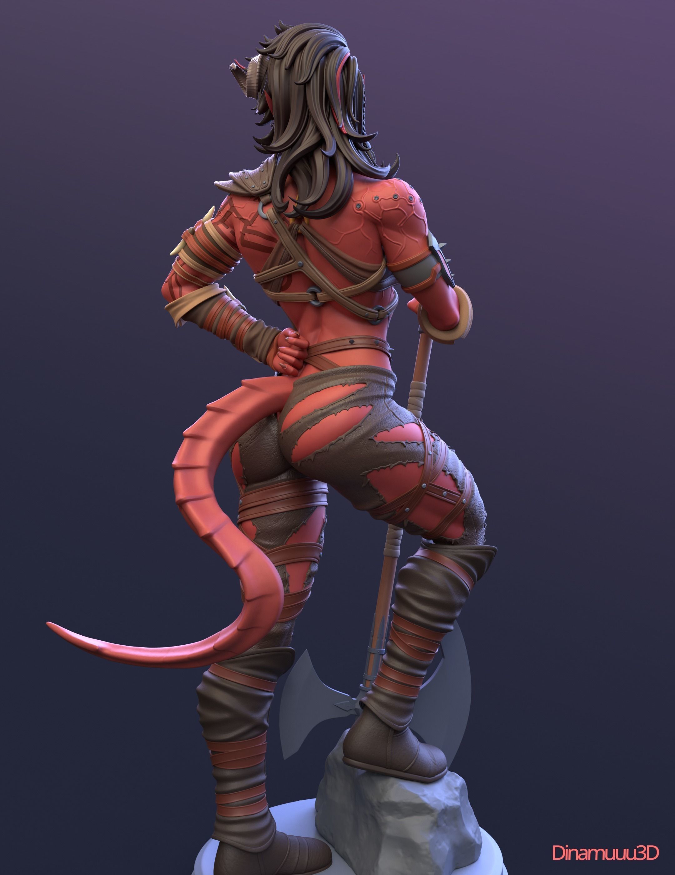 Karlach Multi Version SFW NSFW STL 3D print model 3D print model_3