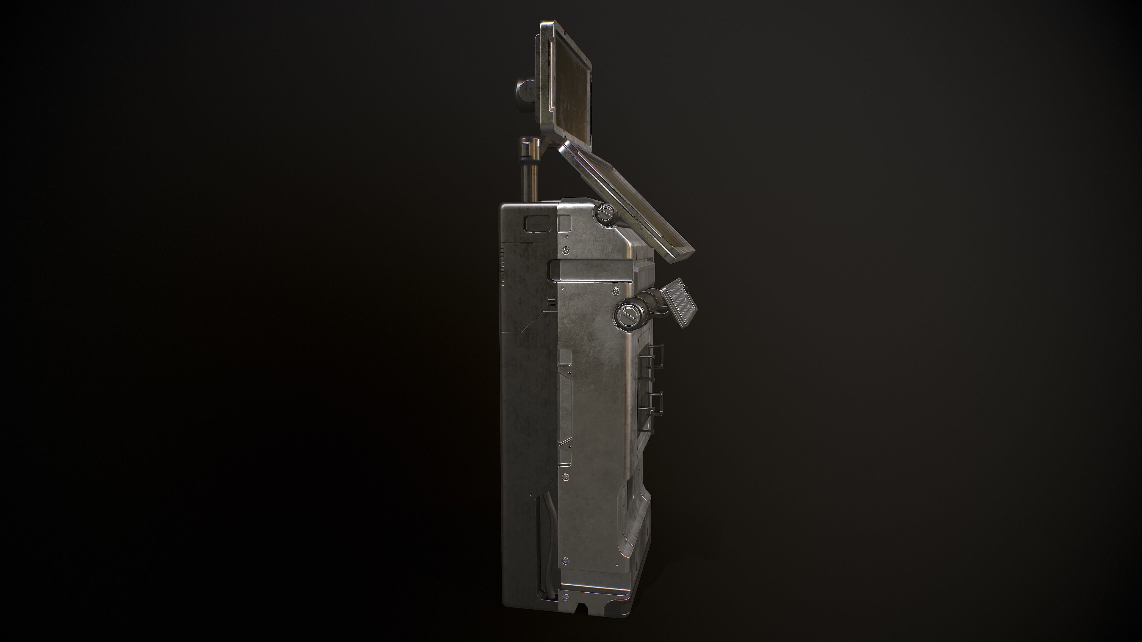 Sci-fi Terminal 5 Low-poly 3D model_18