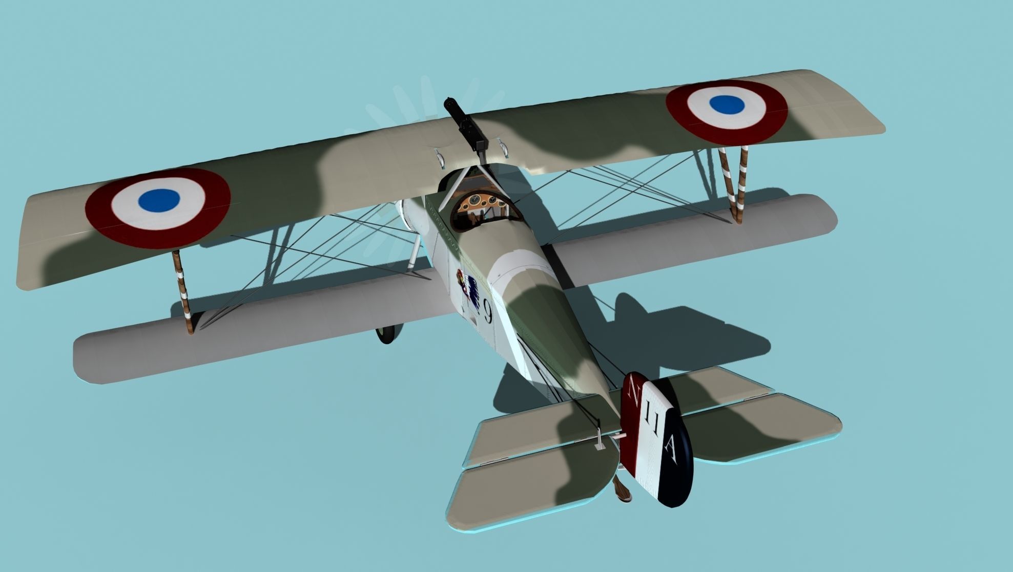 Nieuport 11 VHP V15 3D model_7