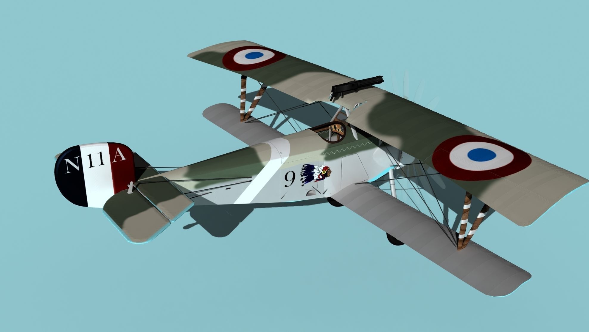 Nieuport 11 VHP V15 3D model_5