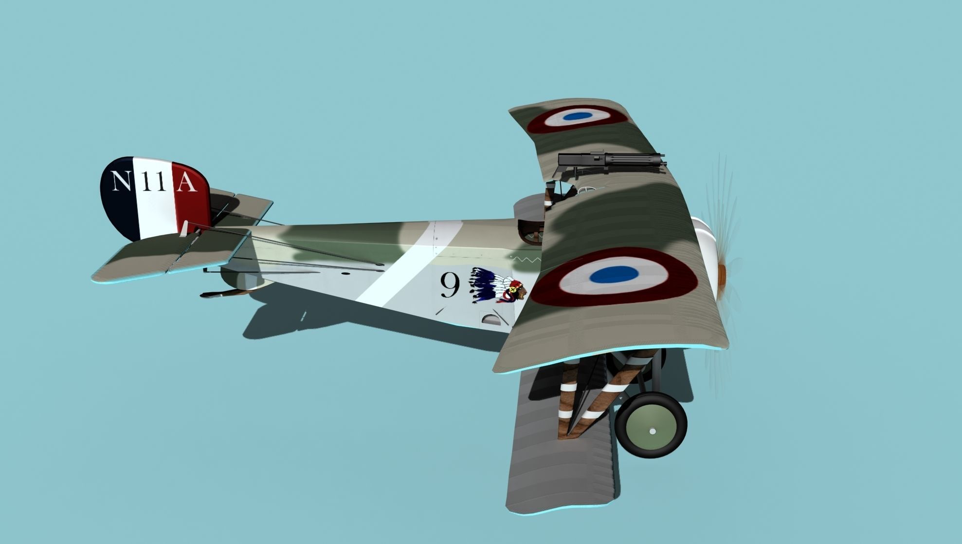 Nieuport 11 VHP V15 3D model_4