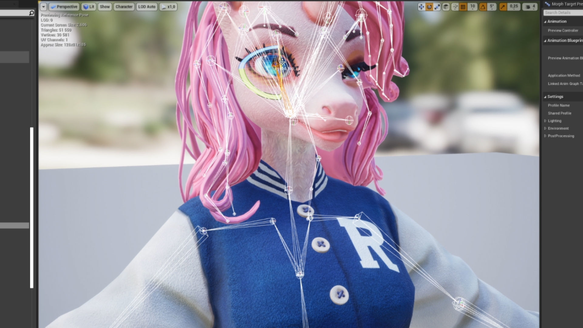 Unicorn girl Low-poly 3D model_24