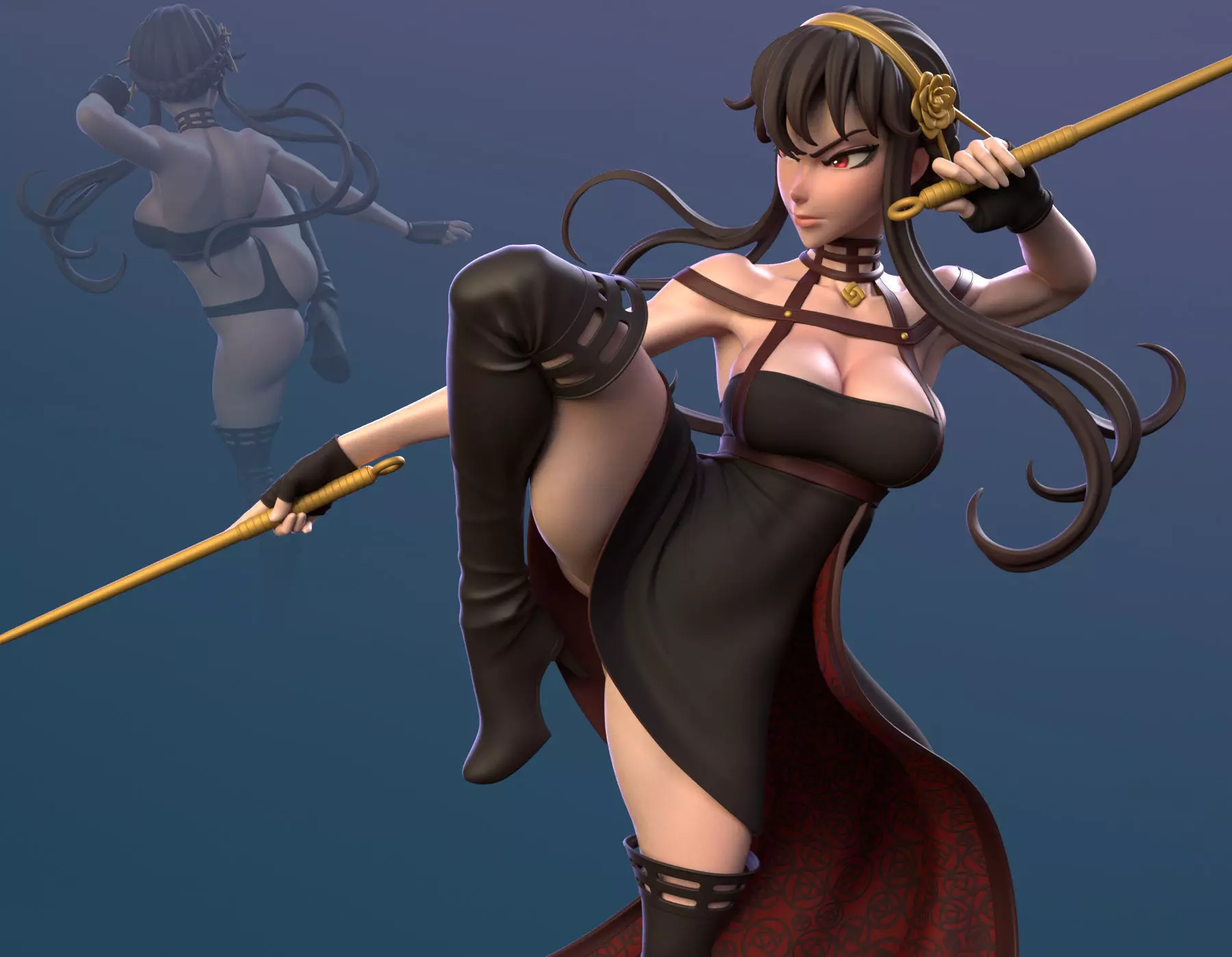 Yor Forger Spy X Family Multi Version SFW NSFW STL 3D print model_0