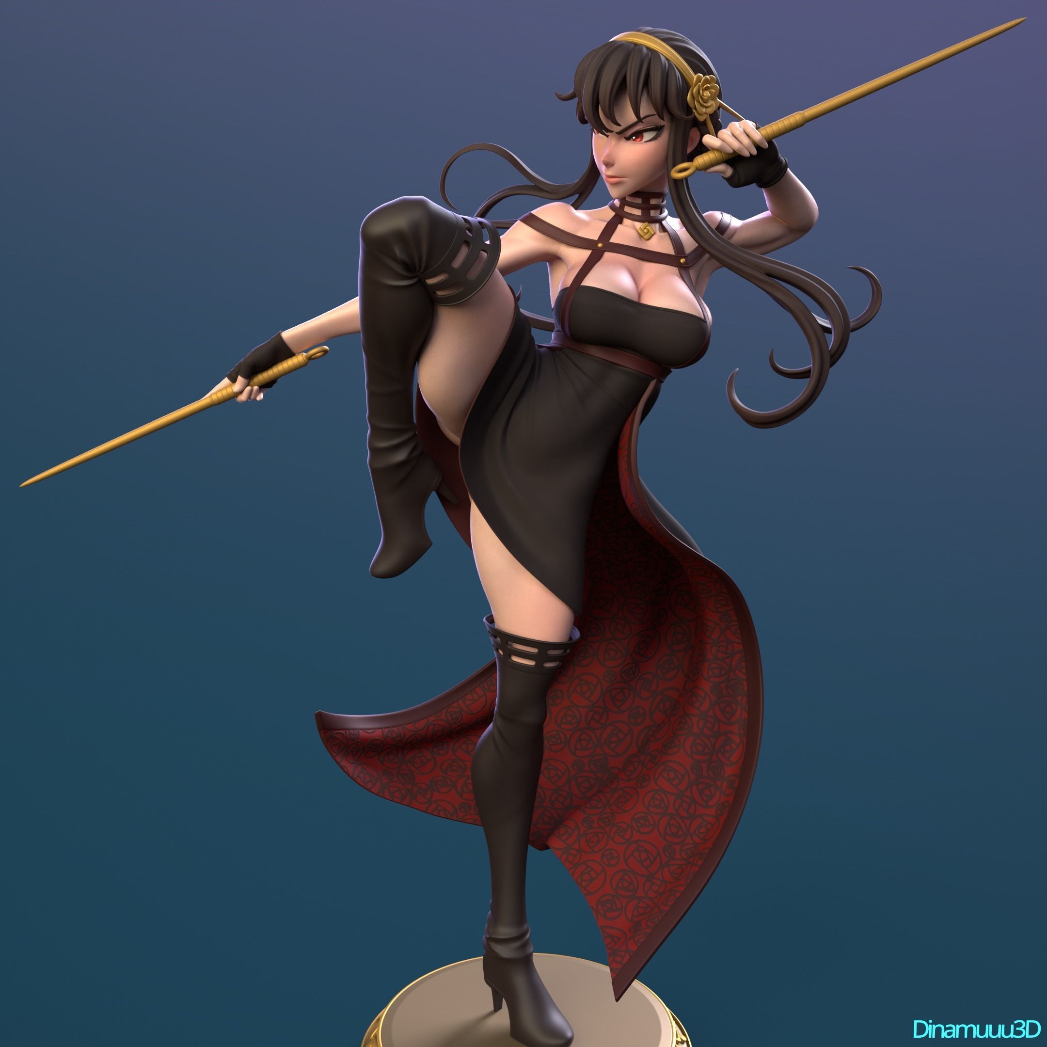 Yor Forger Spy X Family Multi Version SFW NSFW STL 3D print model_2