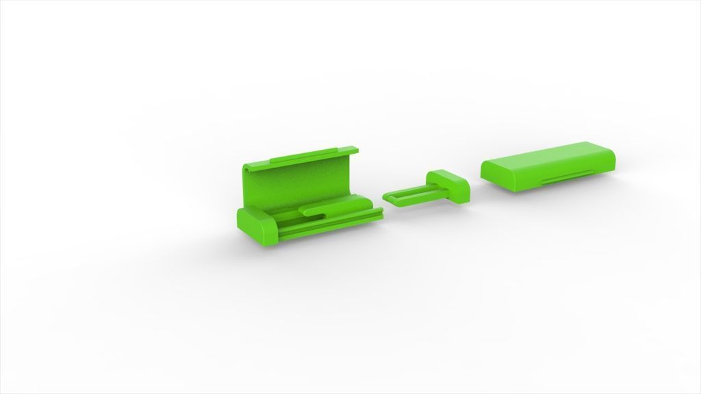 10mm box clasp for cuban chain 3D print model 3D print model_6