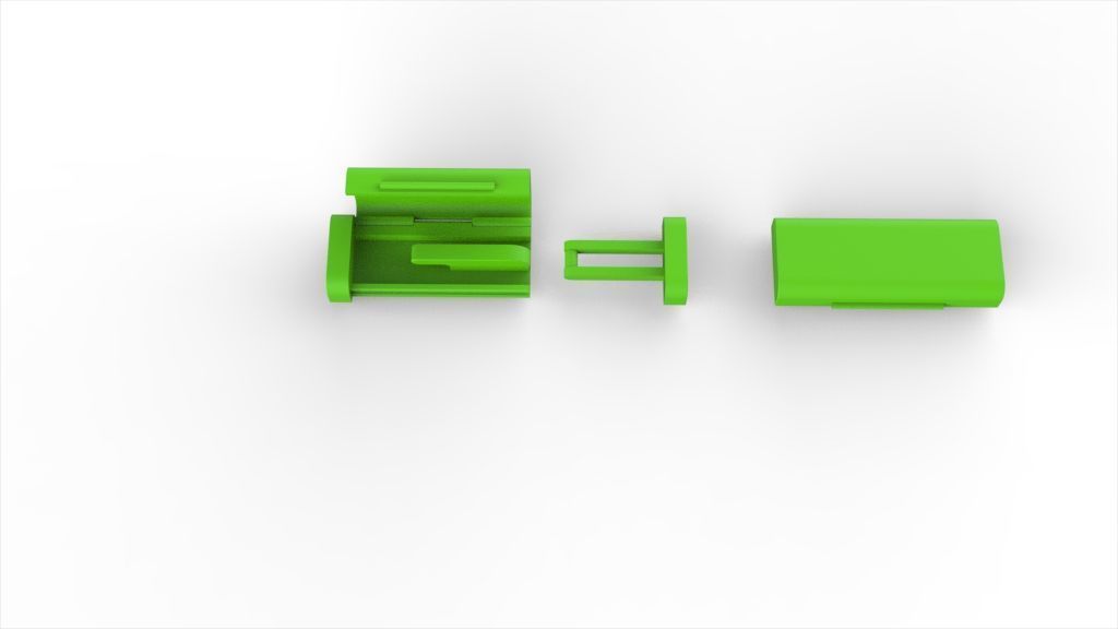 10mm box clasp for cuban chain 3D print model 3D print model_1