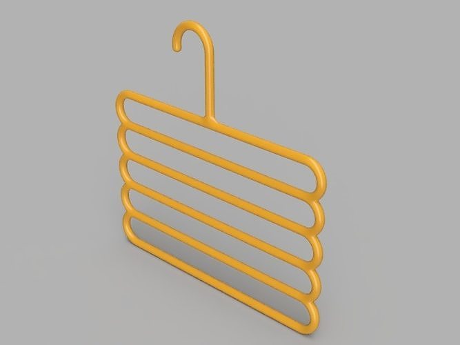 Multi-layer Pants Hanger Free 3D print model