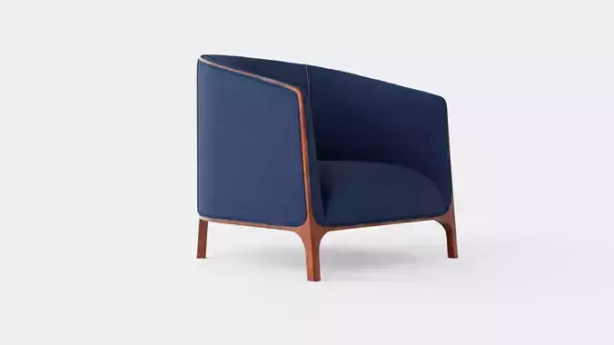 Ryder armchair indigo