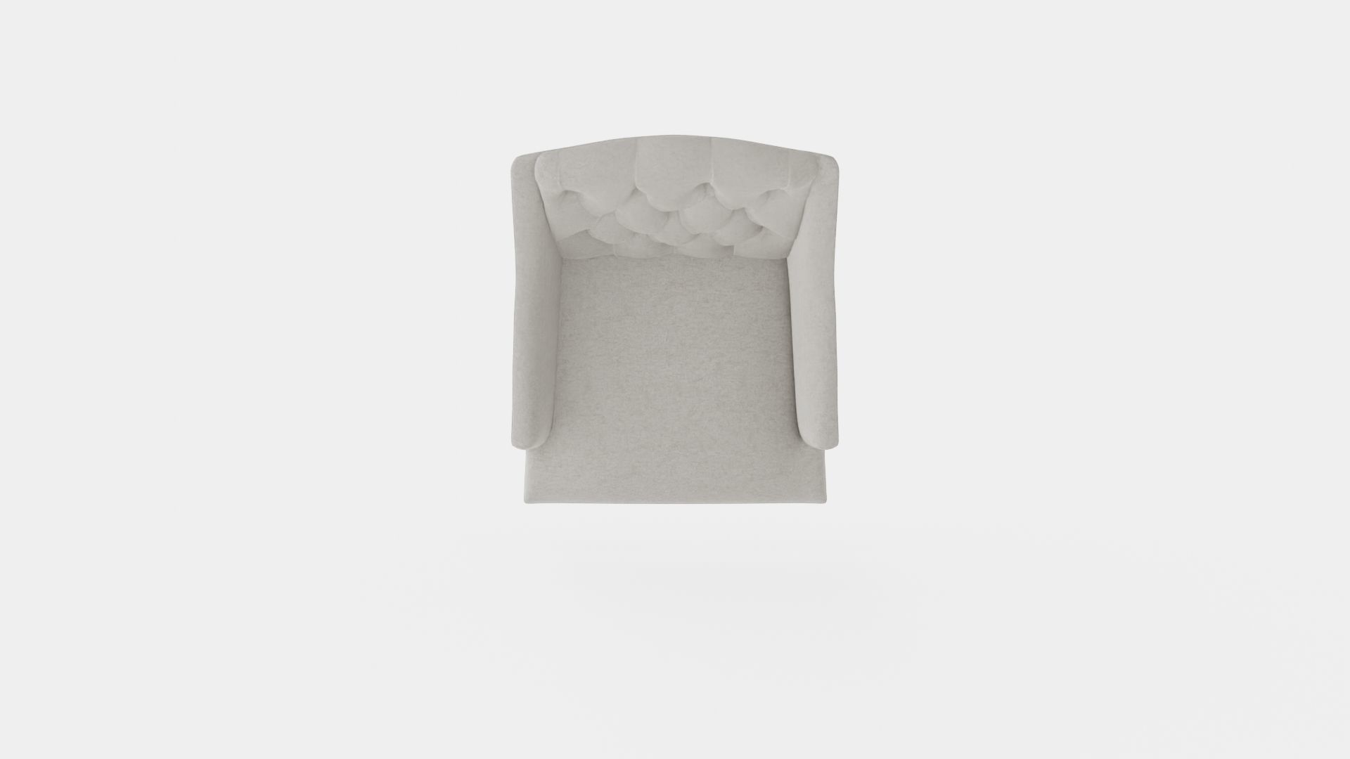 Delano armchair sand Low-poly 3D model_5