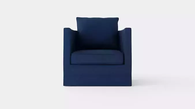 Monroe armchair indigo