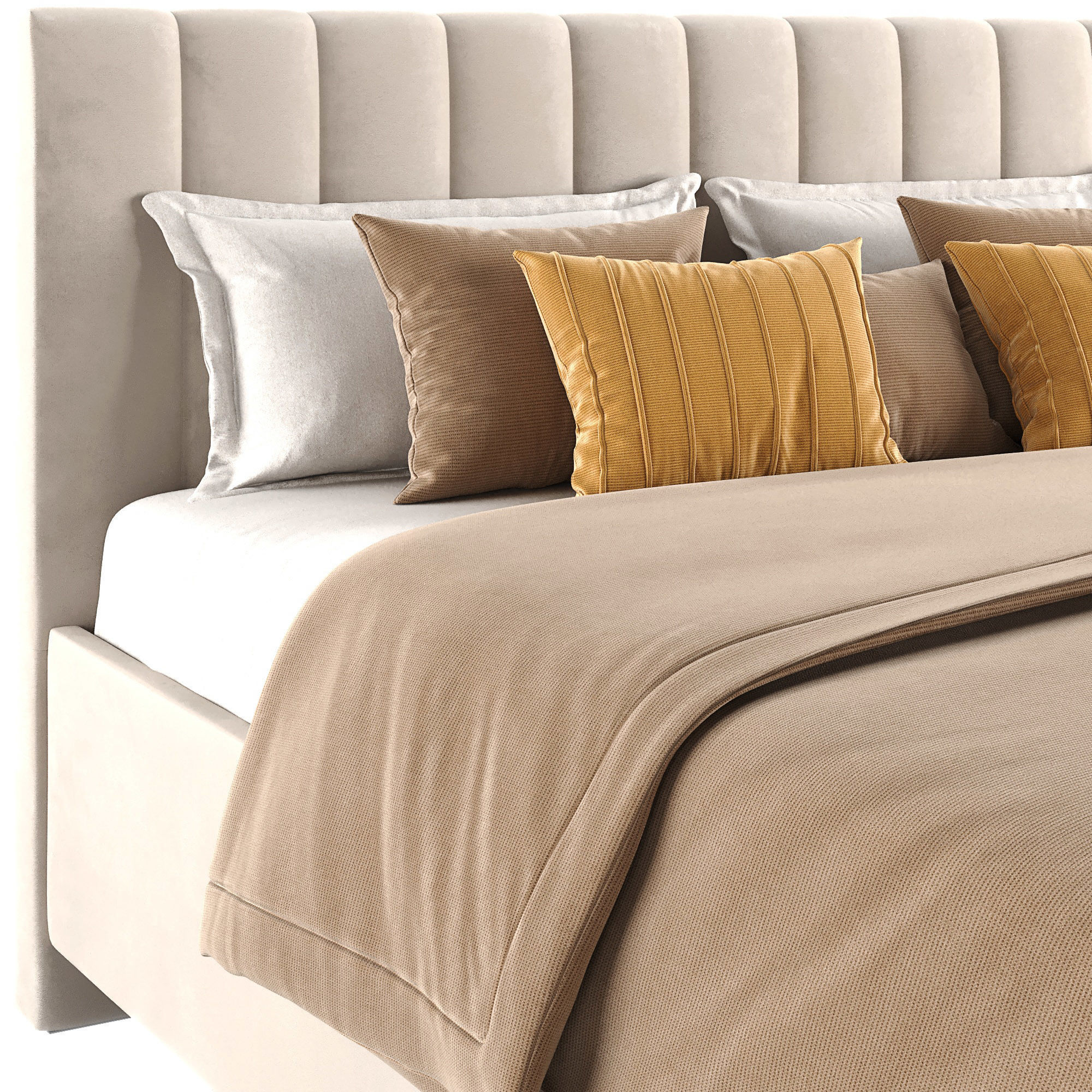 Bed Adele  3D model_3