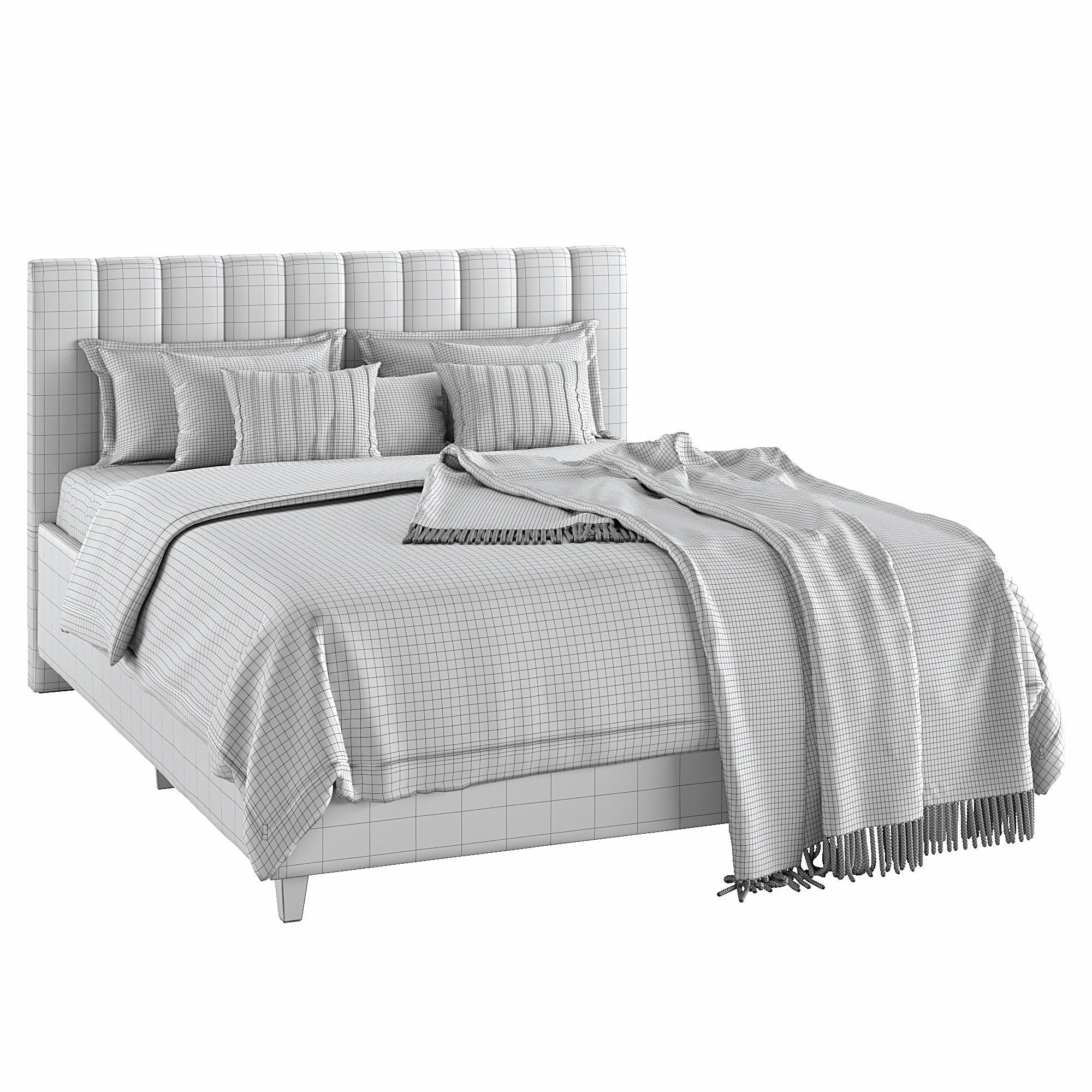 Bed Adele  3D model_1