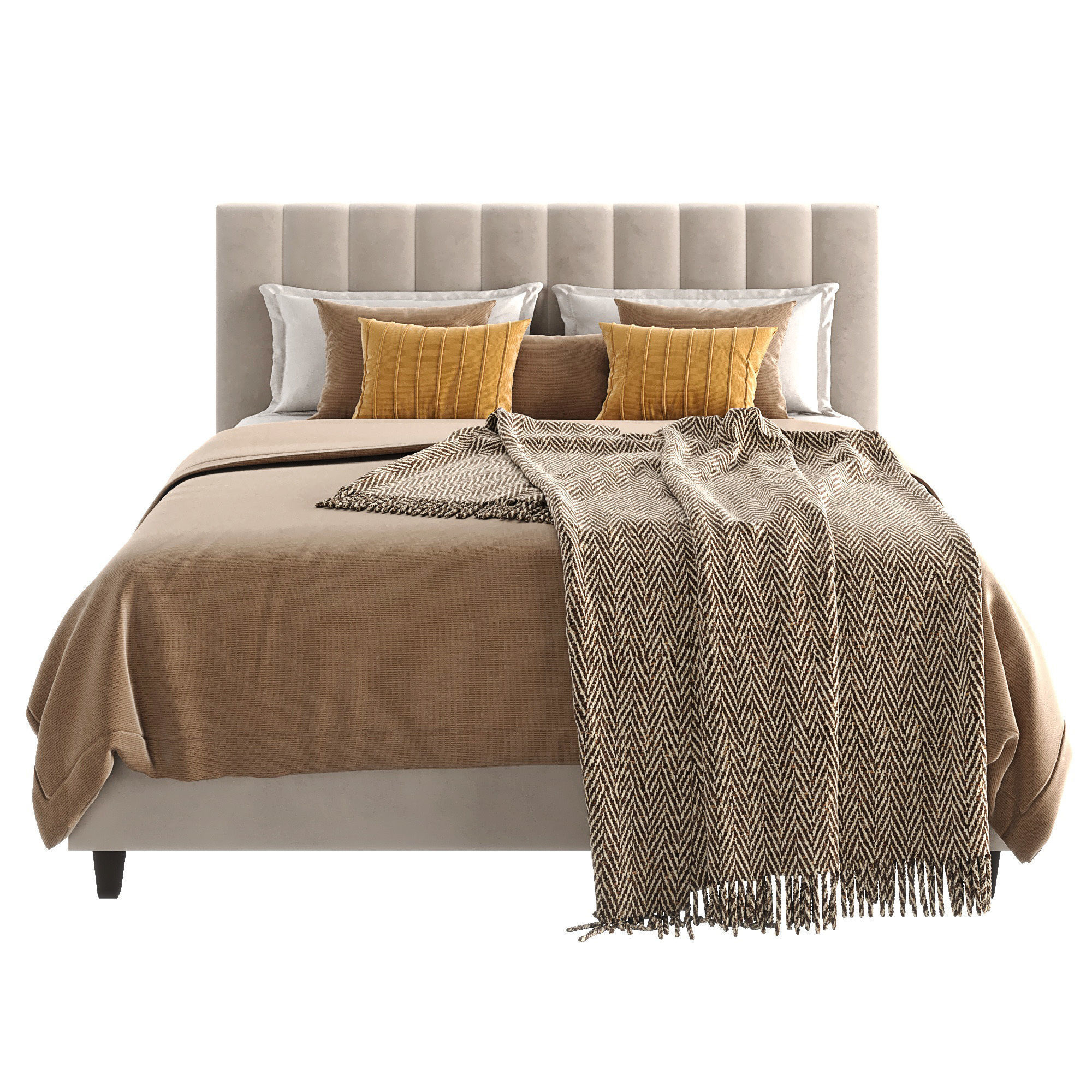 Bed Adele  3D model_6