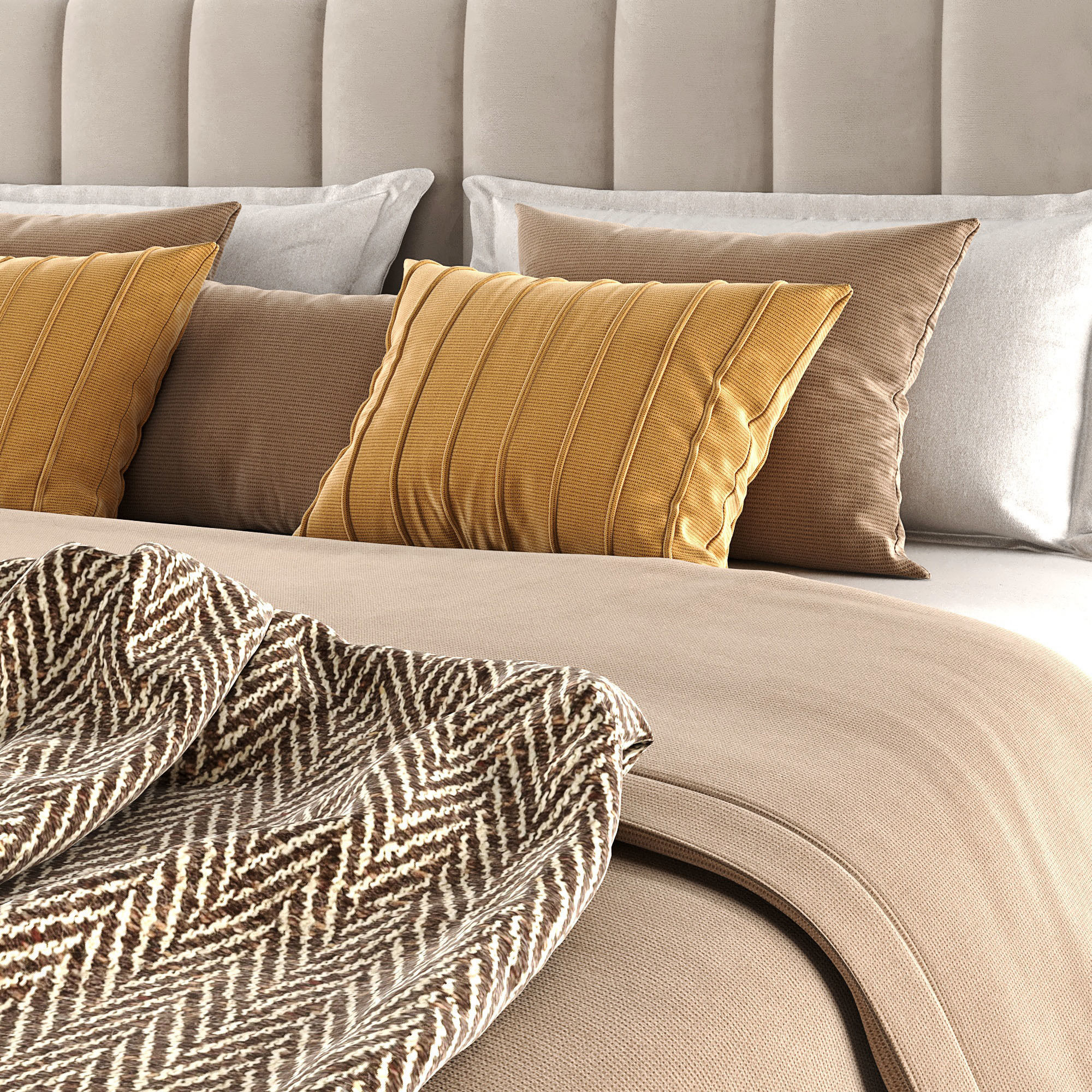 Bed Adele  3D model_5