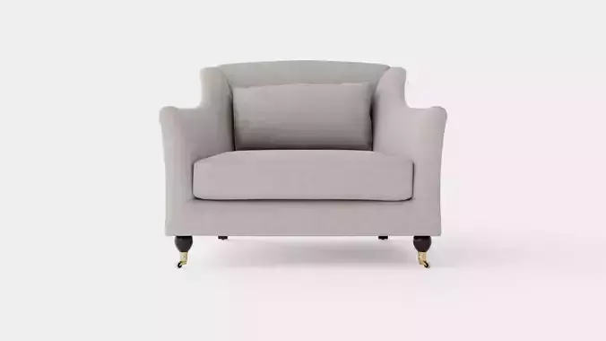 Dorchester armchair sand Low-poly 3D model