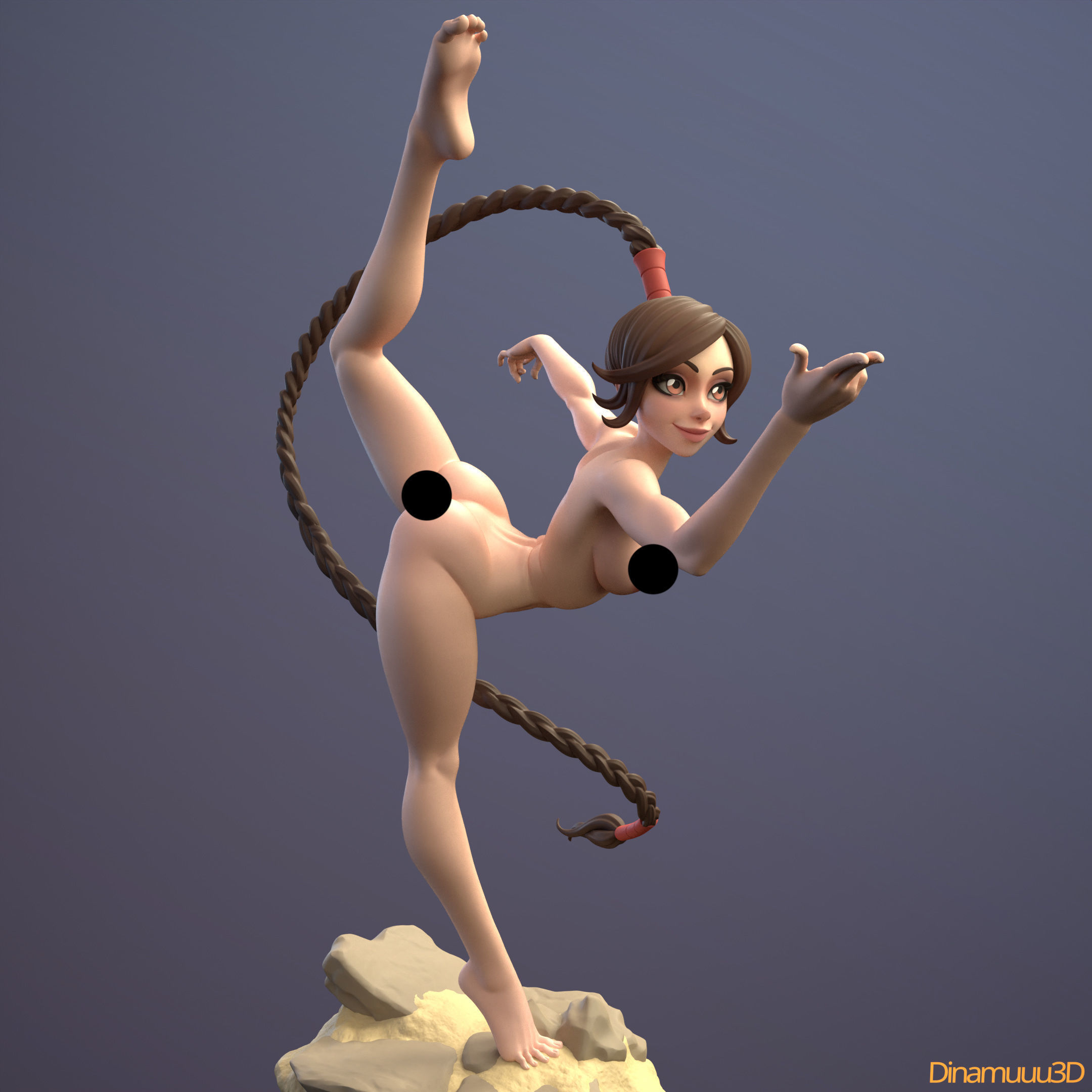 Ty Lee Avatar The Last Airbender Multi Version STL SFW NSFW  3D print model_8