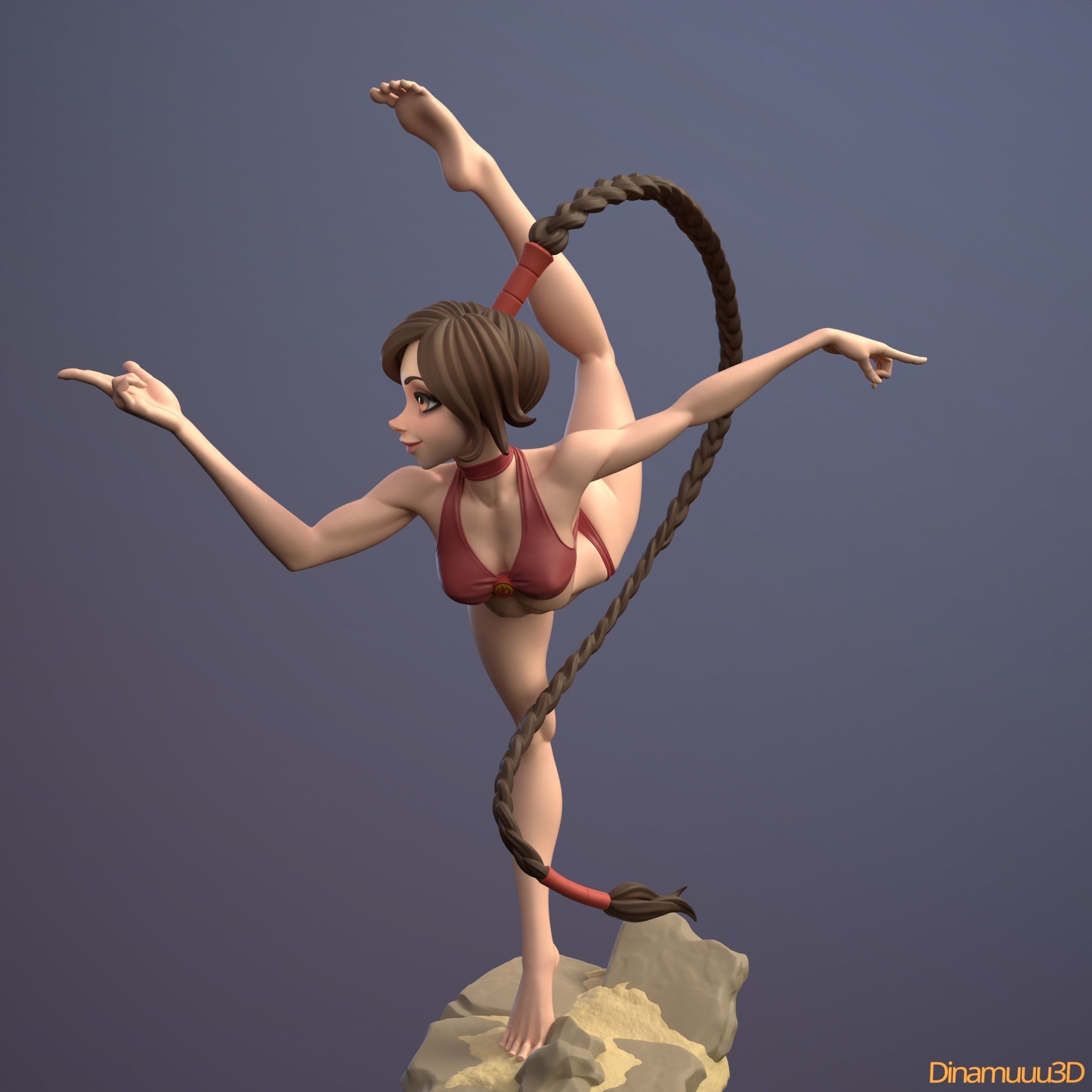 Ty Lee Avatar The Last Airbender Multi Version STL SFW NSFW  3D print model_7