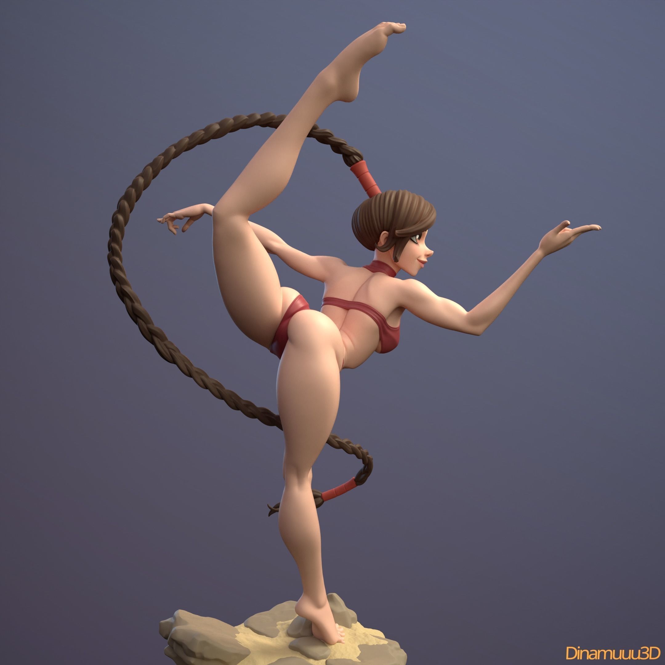 Ty Lee Avatar The Last Airbender Multi Version STL SFW NSFW  3D print model_6