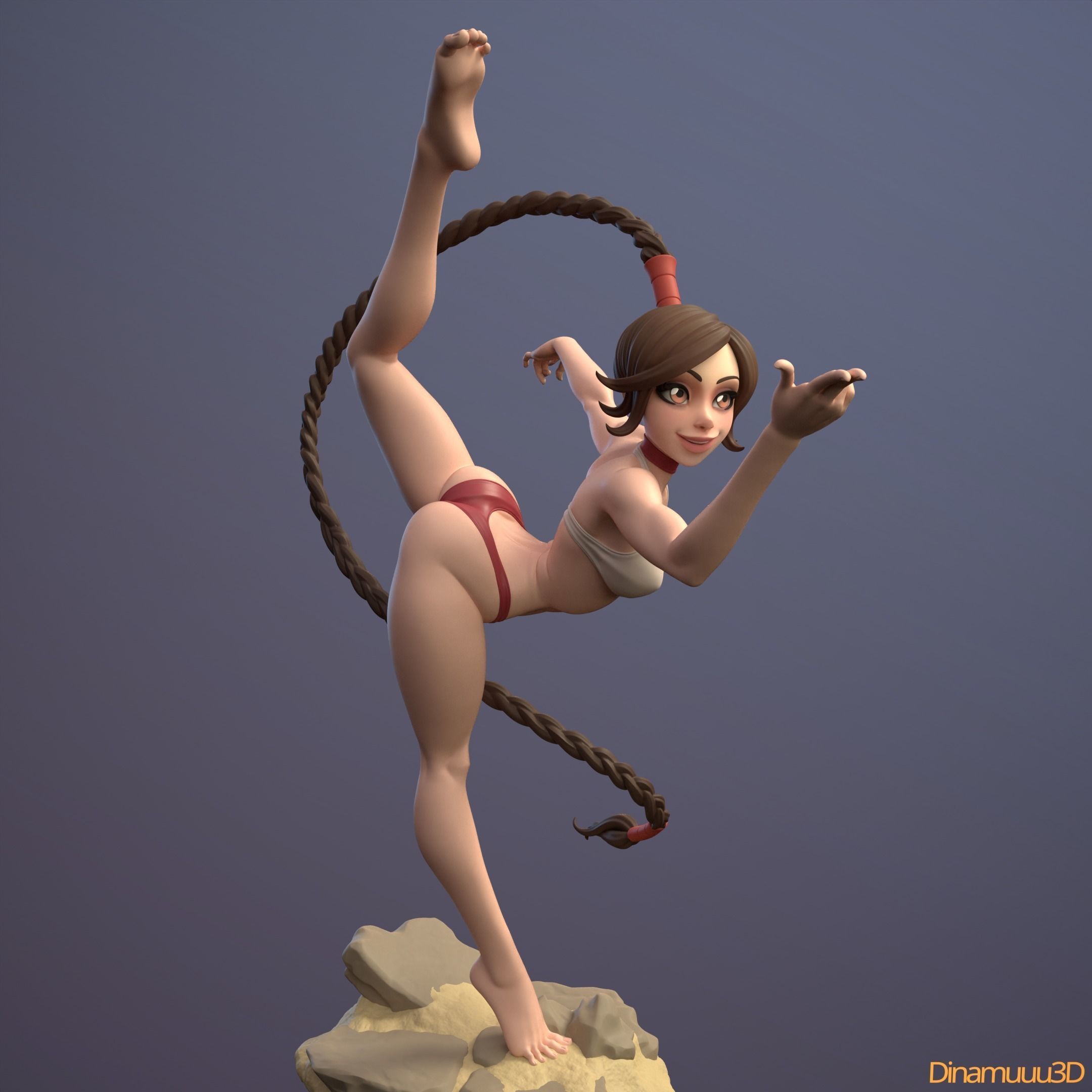 Ty Lee Avatar The Last Airbender Multi Version STL SFW NSFW  3D print model_5