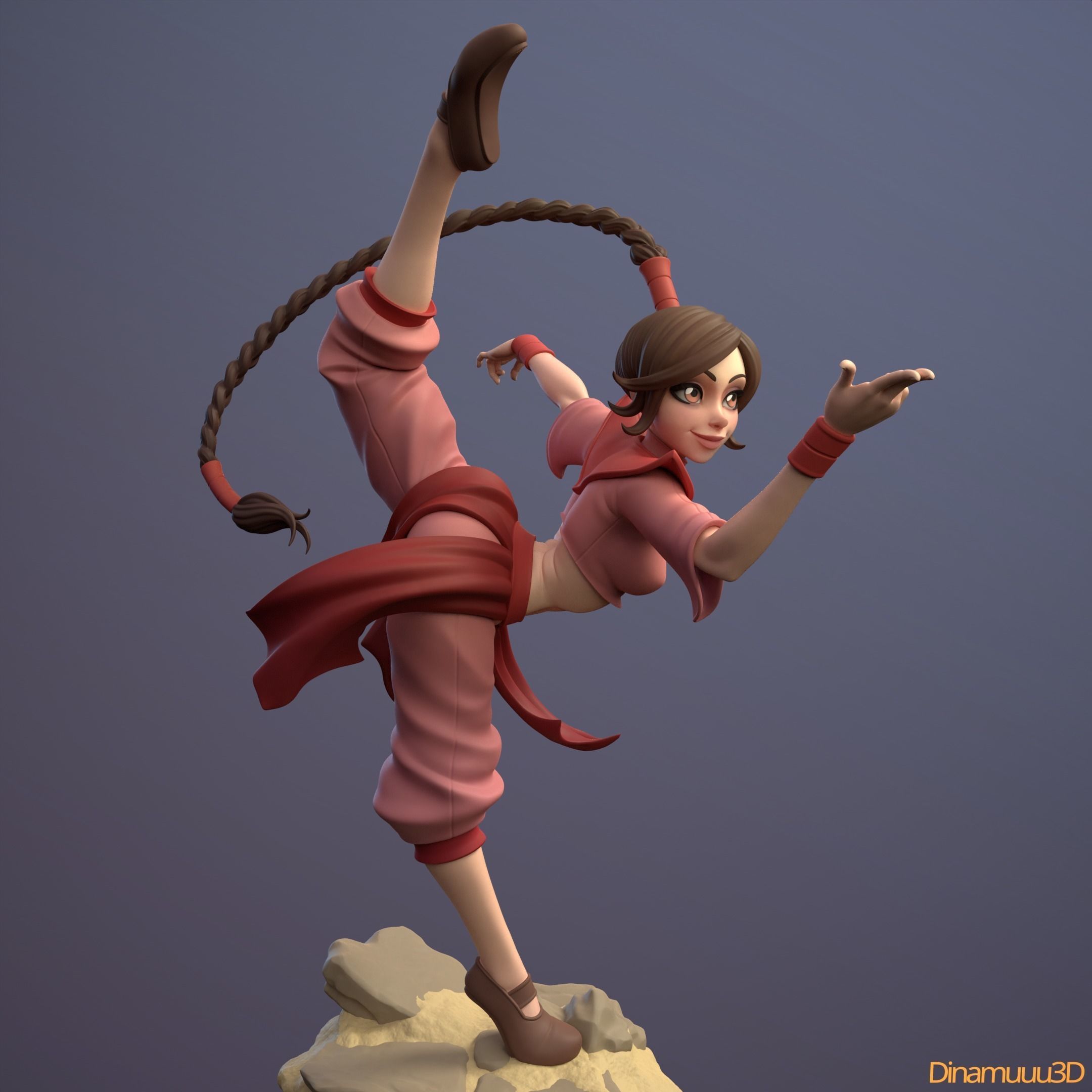 Ty Lee Avatar The Last Airbender Multi Version STL SFW NSFW  3D print model_2