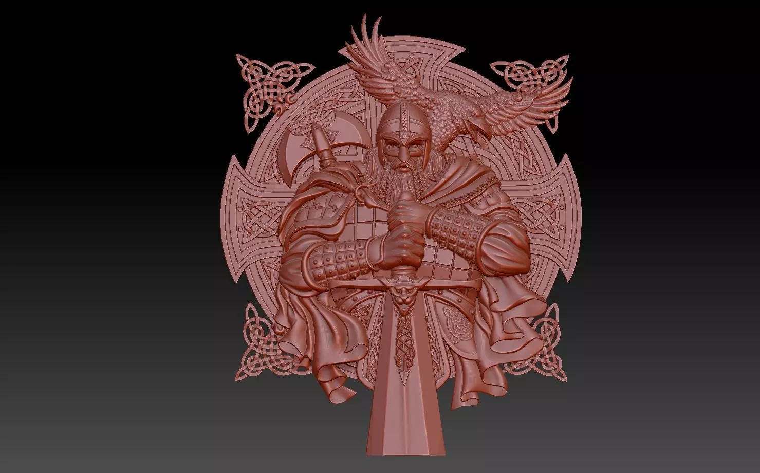 Warrior 3D print model