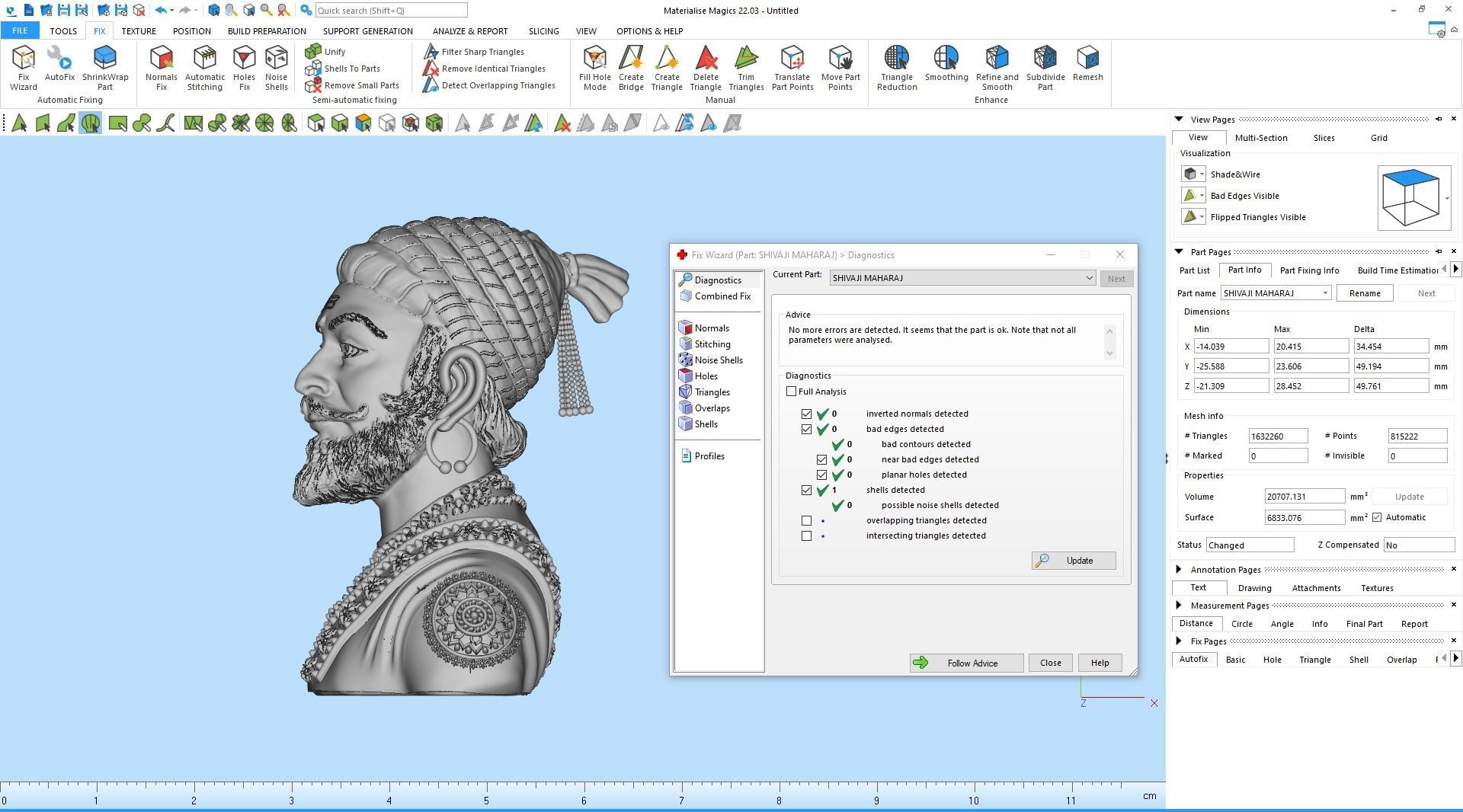 Shivaji Maharaj 3Dprint file 3D print model_8