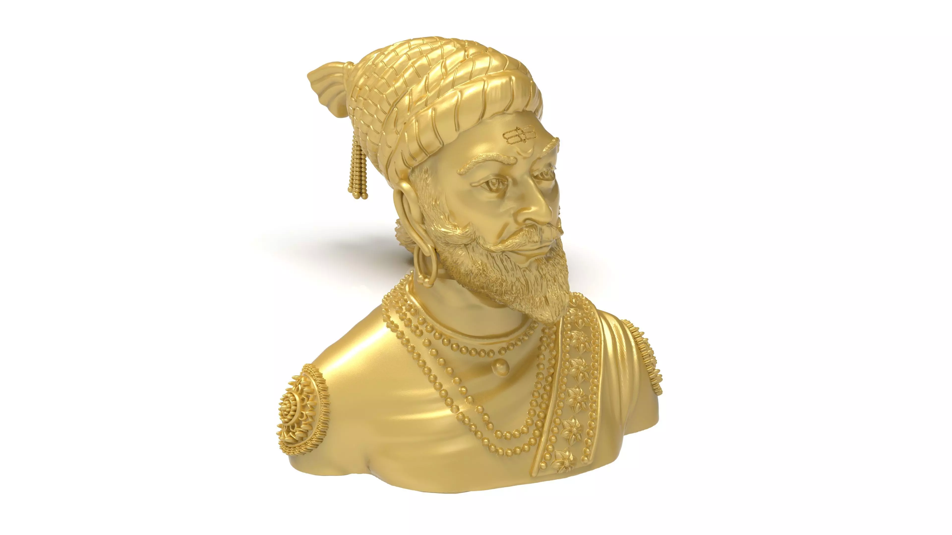 Shivaji Maharaj 3Dprint file 3D print model_0