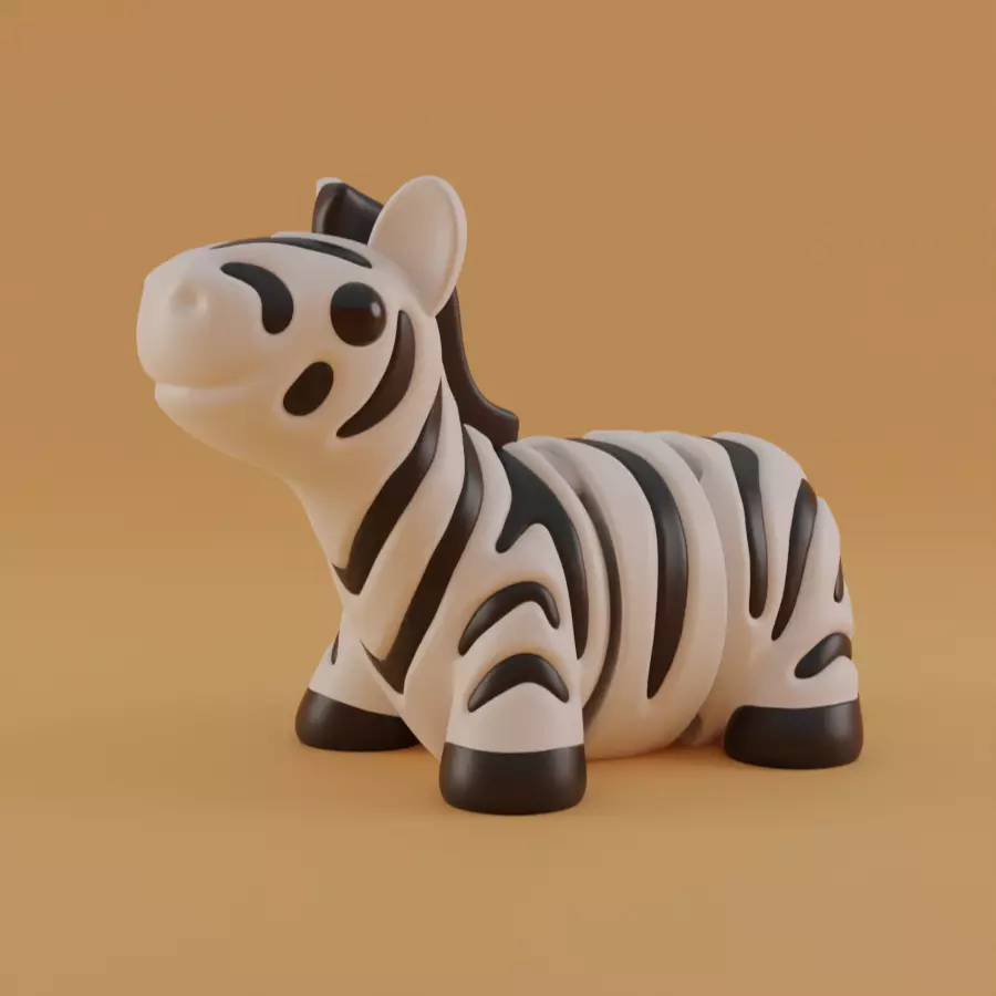 Baby Zebra 3D print model_0