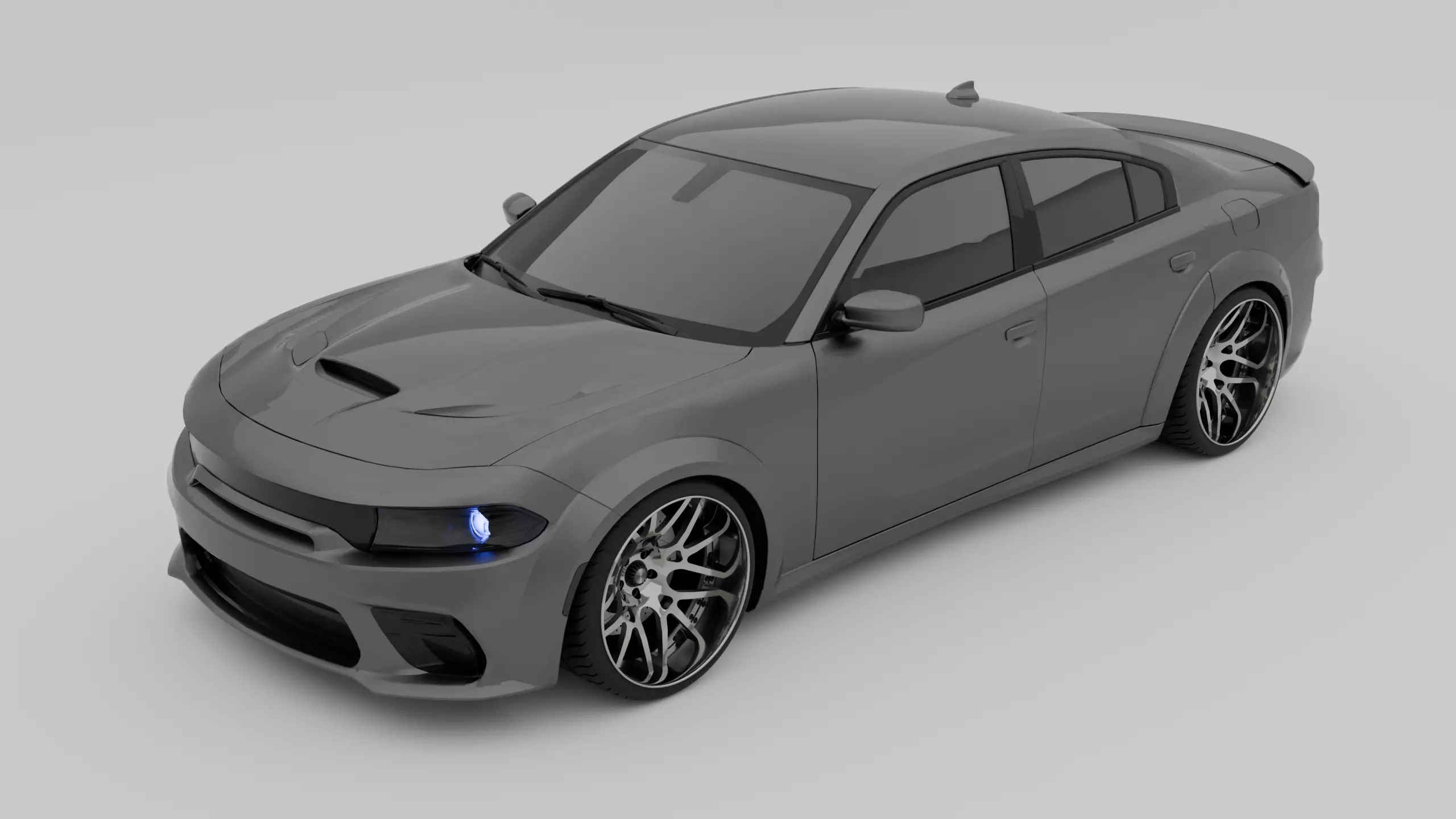 Dodge Charger SRT Hellcat 3D model_0