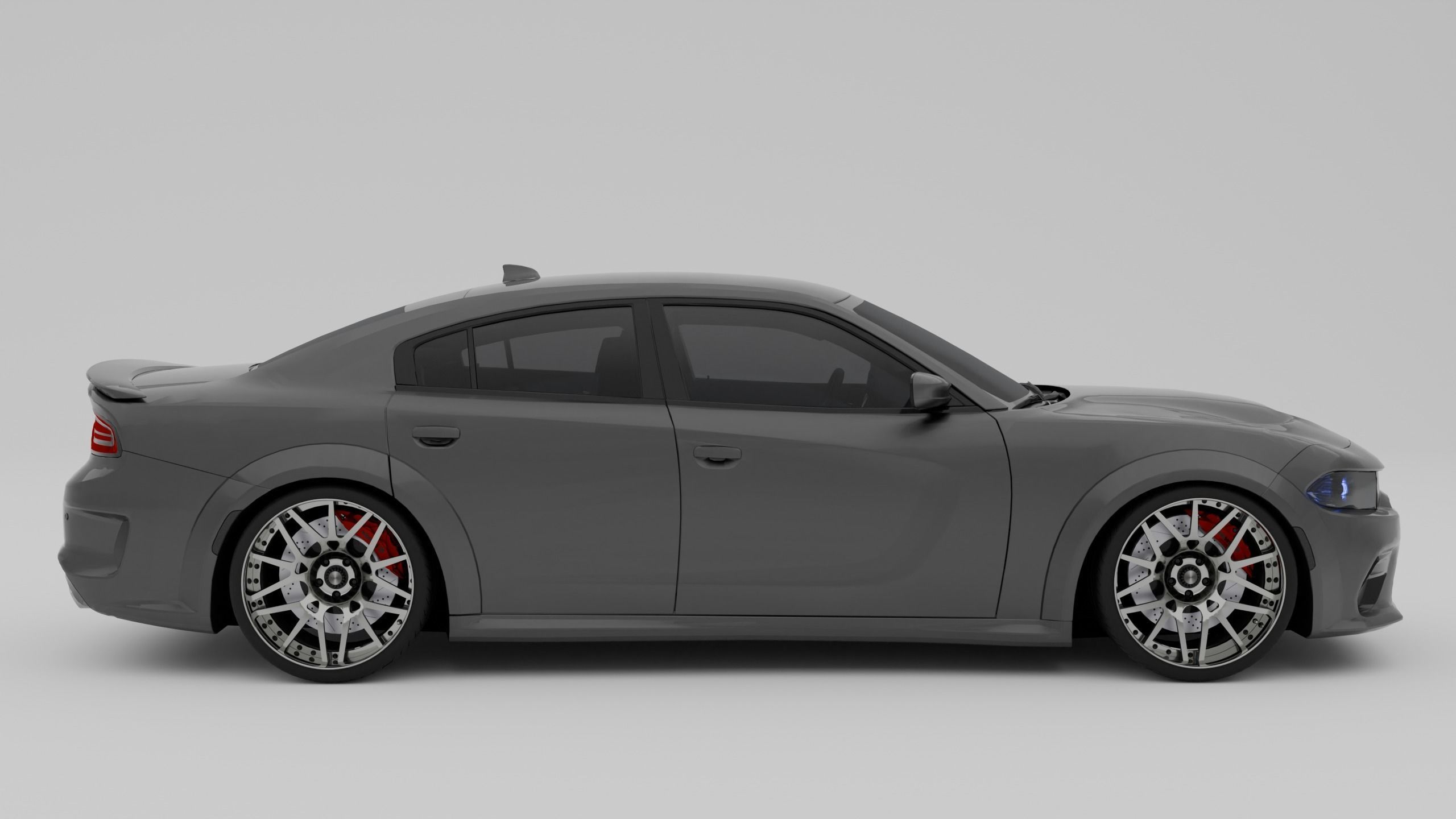 Dodge Charger SRT Hellcat 3D model_2
