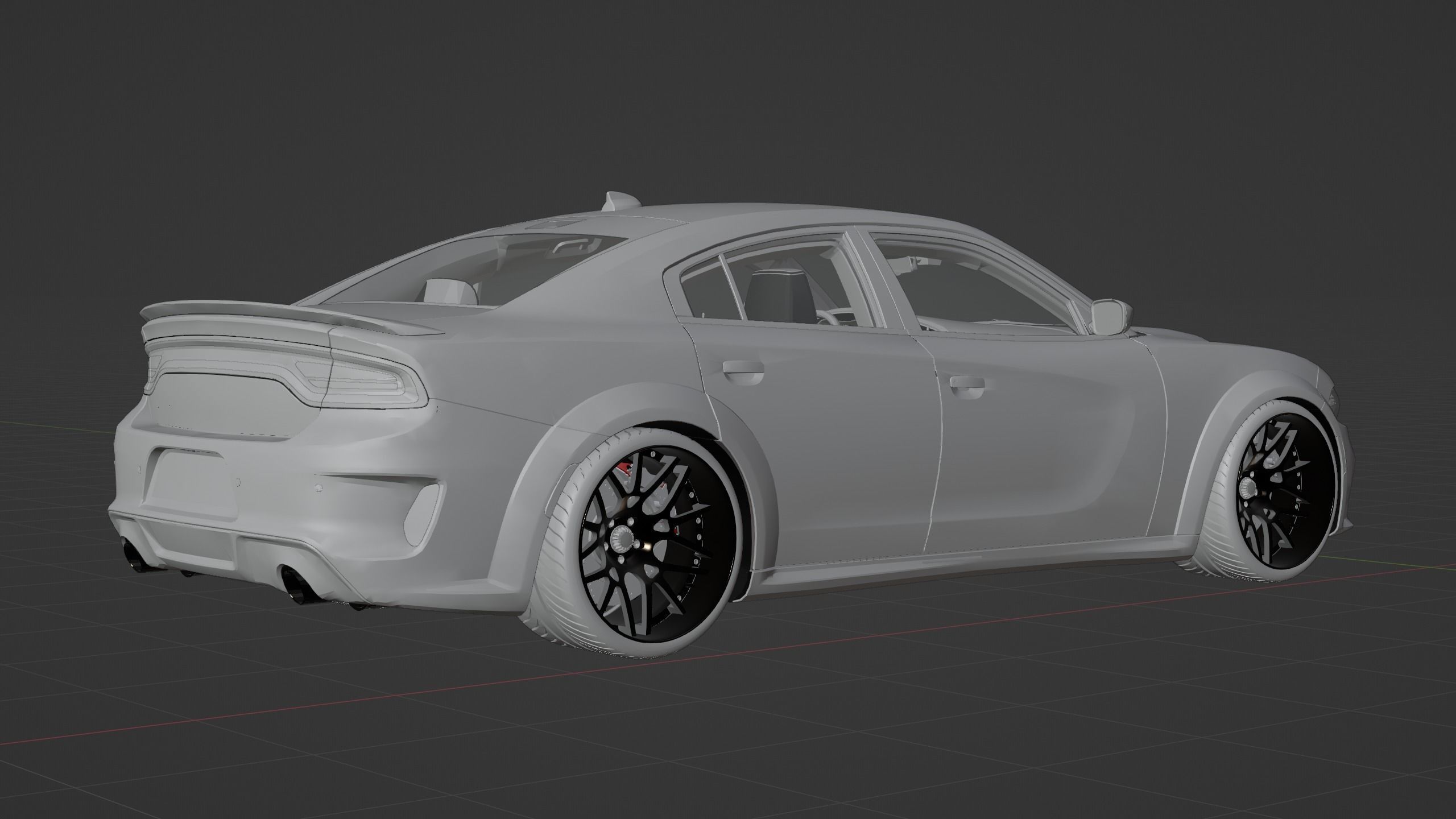 Dodge Charger SRT Hellcat 3D model_11