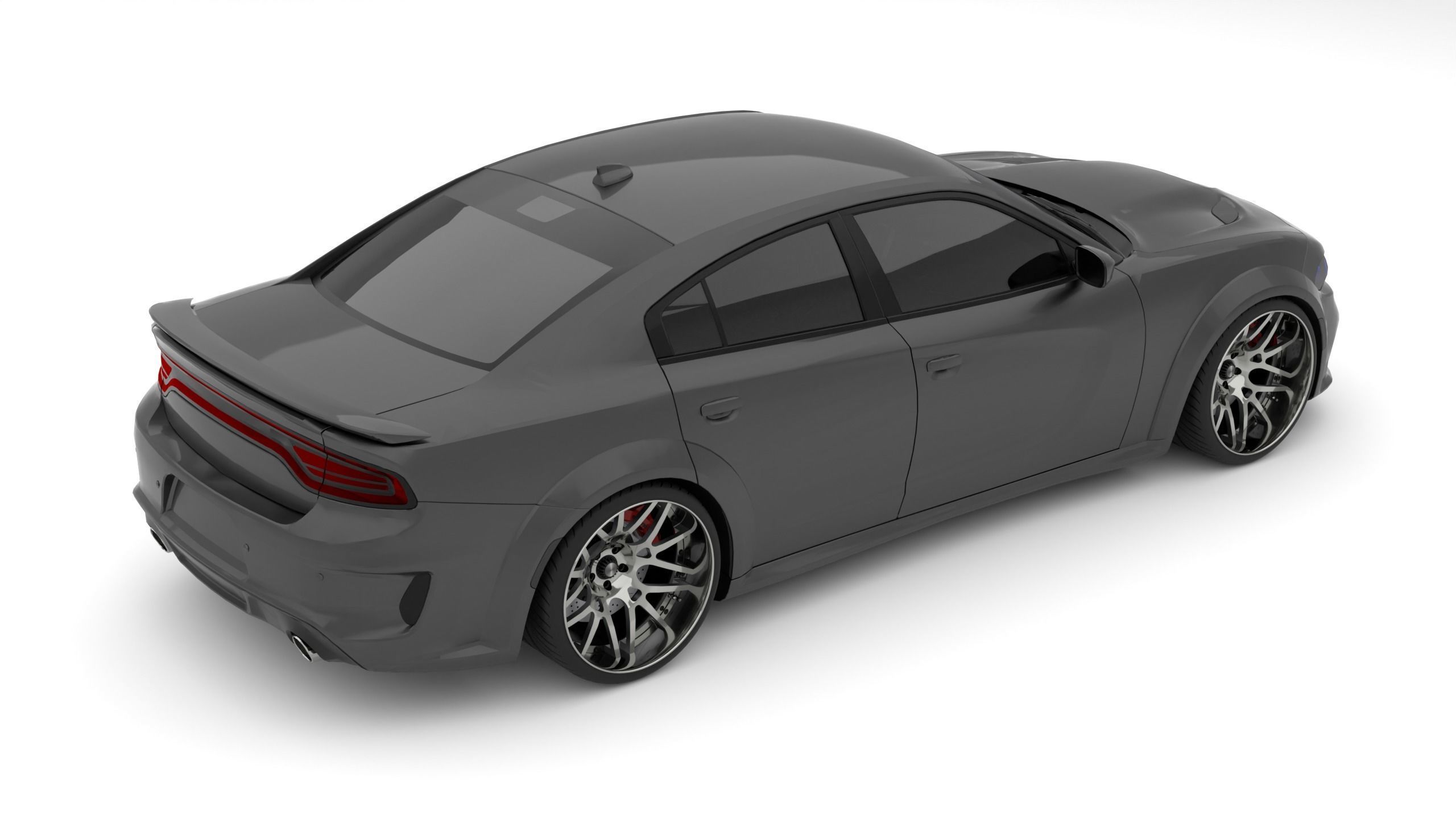 Dodge Charger SRT Hellcat 3D model_5