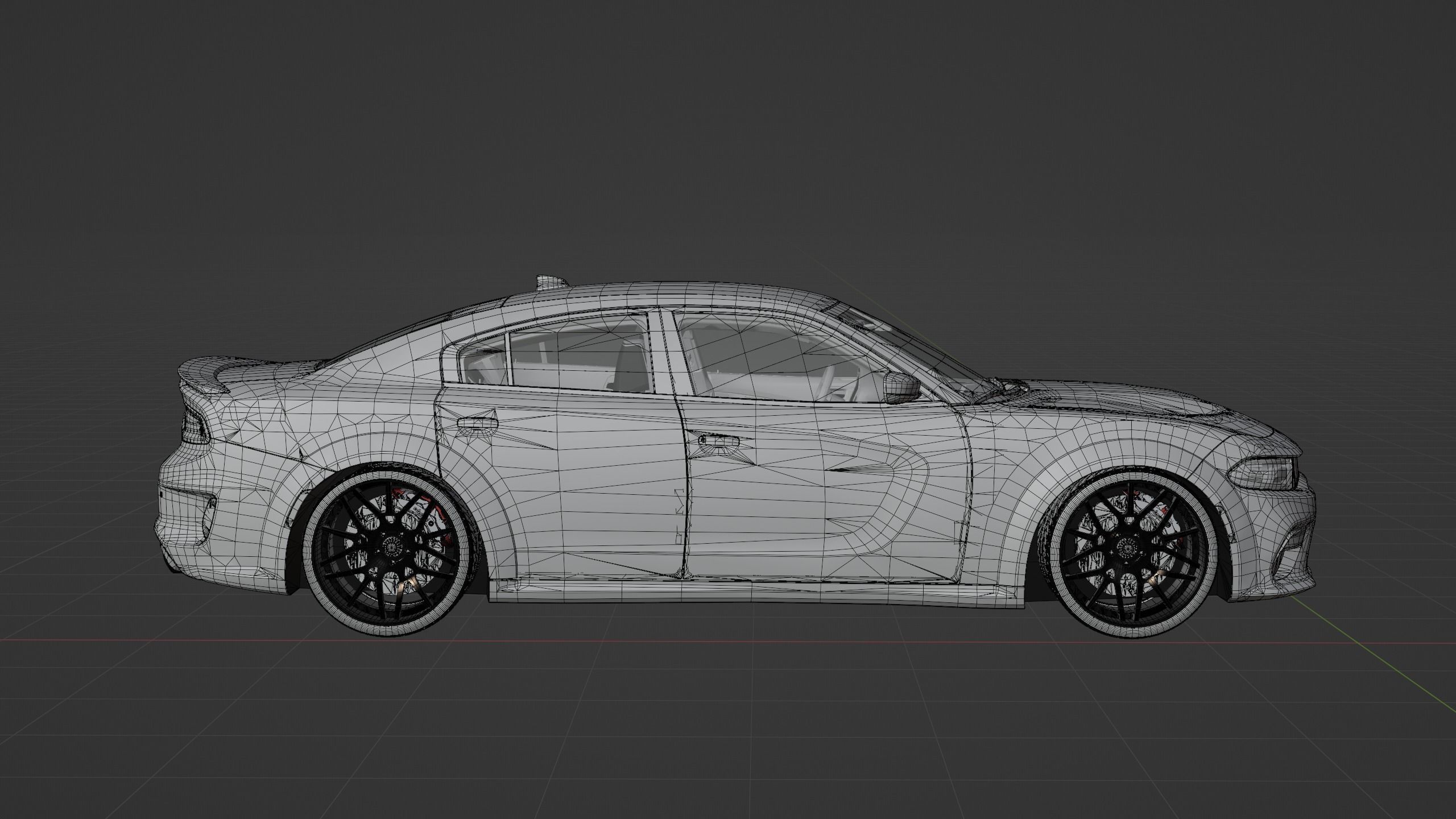 Dodge Charger SRT Hellcat 3D model_12