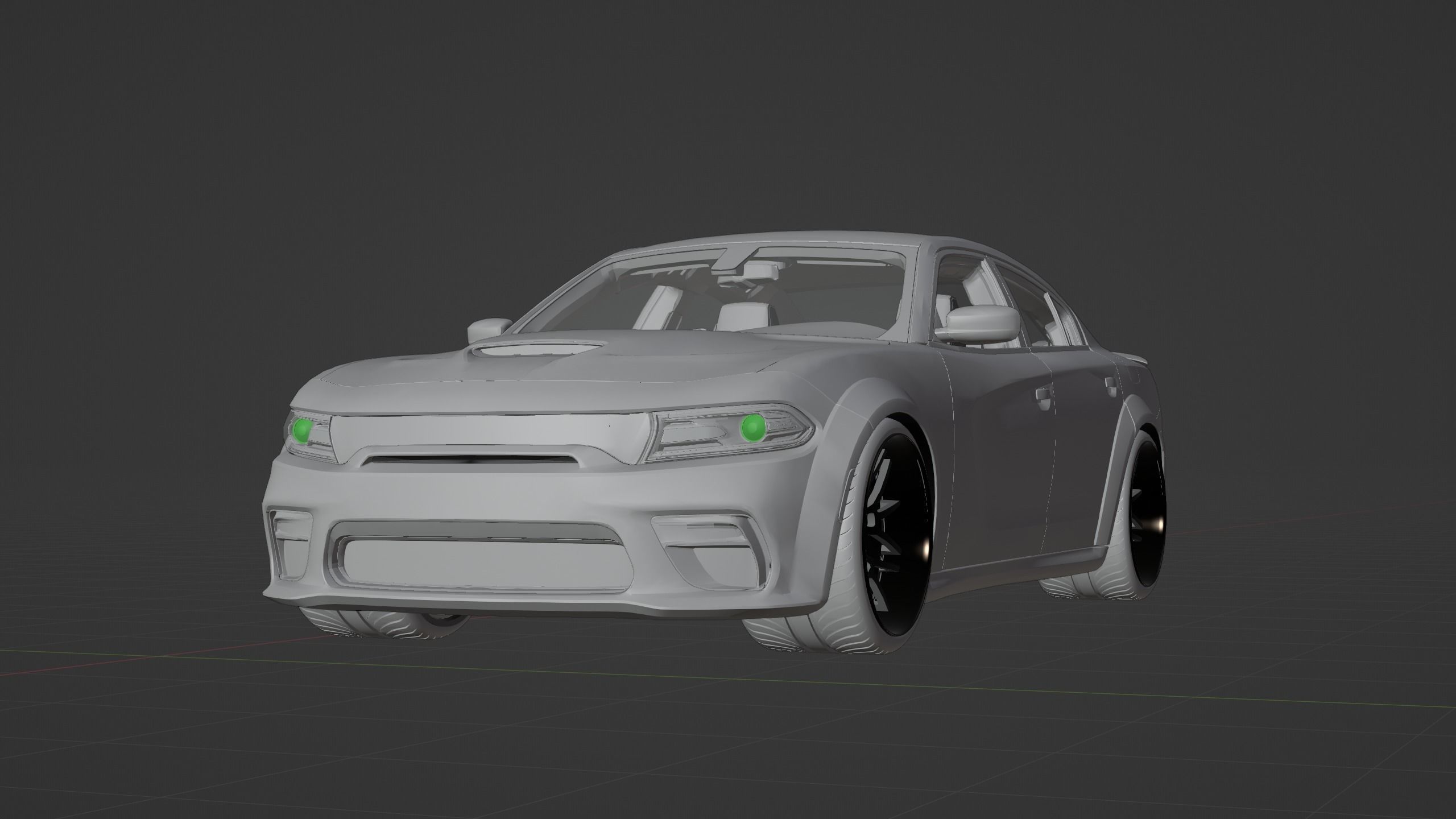 Dodge Charger SRT Hellcat 3D model_9