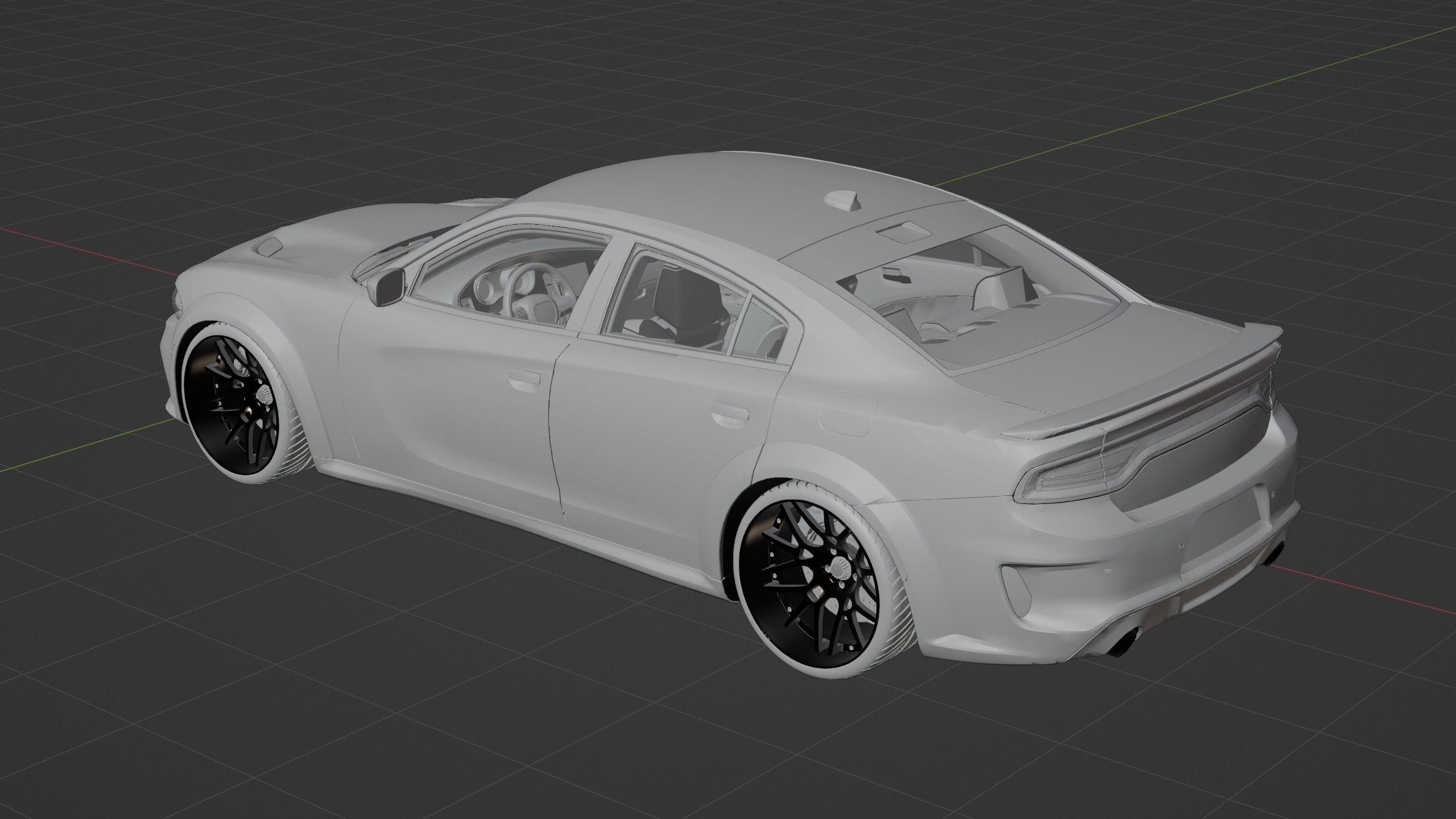 Dodge Charger SRT Hellcat 3D model_8